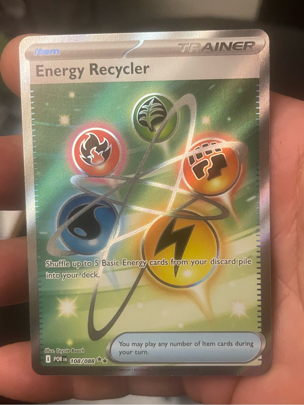 Pokemon Energy Recycler Trainer